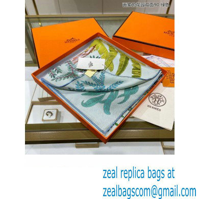 Hermes scarf 90x90cm in silk twill Top Quality 122 2024