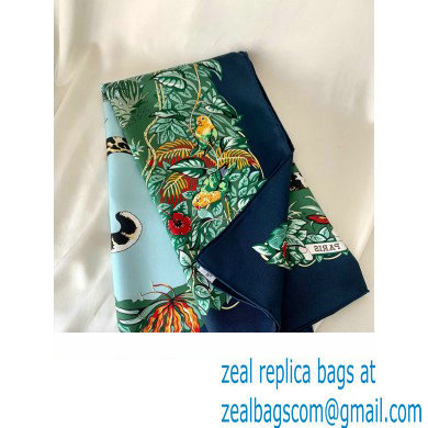 Hermes scarf 90x90cm in silk twill Top Quality 131 2024