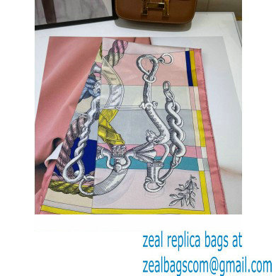 Hermes scarf 90x90cm in silk twill Top Quality 133 2024