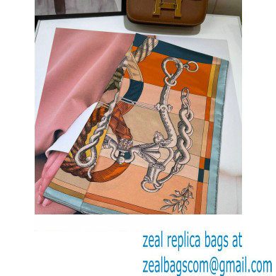 Hermes scarf 90x90cm in silk twill Top Quality 134 2024