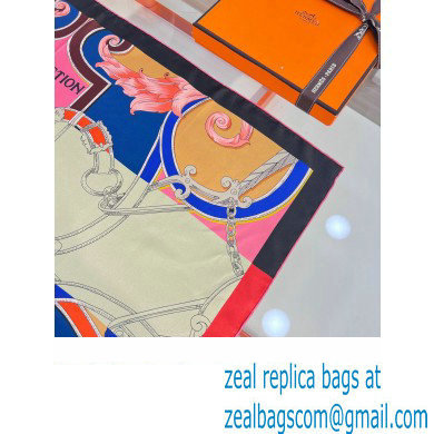 Hermes scarf 90x90cm in silk twill Top Quality 85 2024