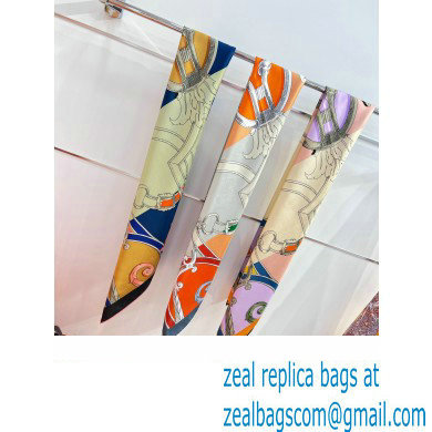 Hermes scarf 90x90cm in silk twill Top Quality 85 2024