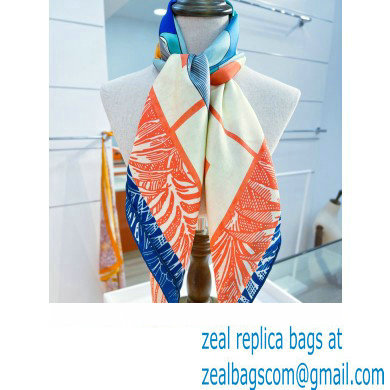 Hermes scarf 90x90cm in silk twill Top Quality 91 2024