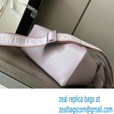 LOEWE Small Puzzle bag in satin calfskin lavender 2024