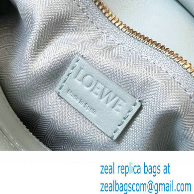 LOEWE Small Puzzle bag in satin calfskin sky blue 2024