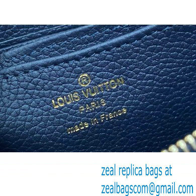 LOUIS VUITTON Zippy Coin Purse M83606 navy blue 2024