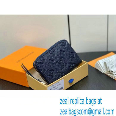 LOUIS VUITTON Zippy Coin Purse M83606 navy blue 2024