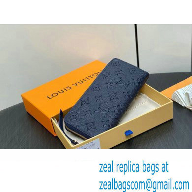 LOUIS VUITTON clemence Wallet M83594 navy blue 2024