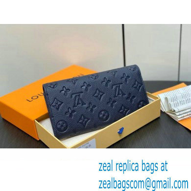 LOUIS VUITTON sarah Wallet M81049 navy blue 2024