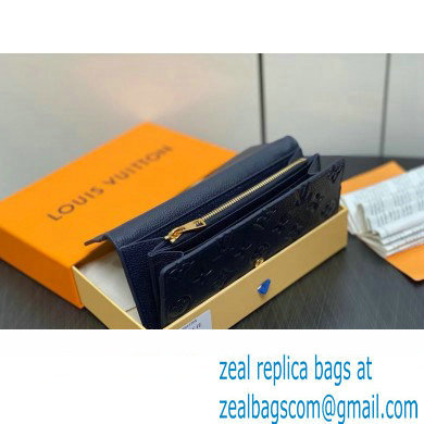 LOUIS VUITTON sarah Wallet M81049 navy blue 2024