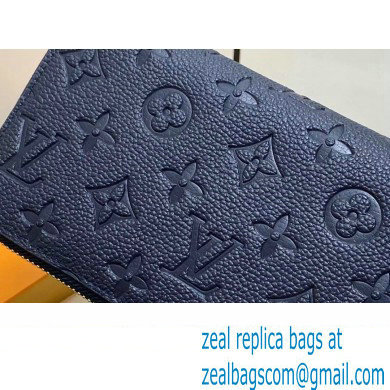 LOUIS VUITTON zippy Wallet M61864 navy blue 2024