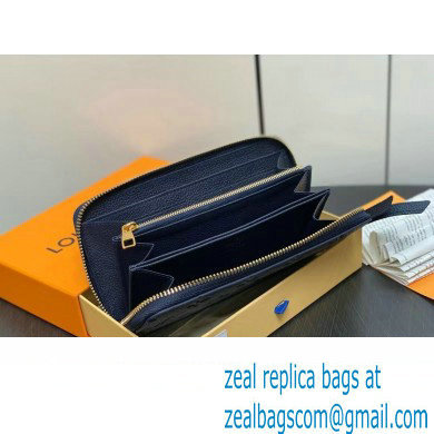 LOUIS VUITTON zippy Wallet M61864 navy blue 2024