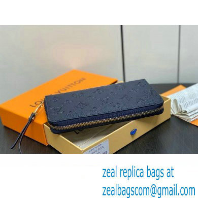 LOUIS VUITTON zippy Wallet M61864 navy blue 2024