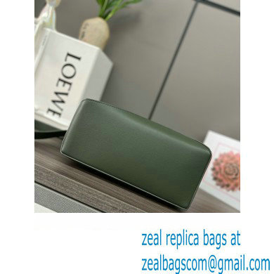 Loewe Mini Puzzle bag in classic calfskin bottle green 2024