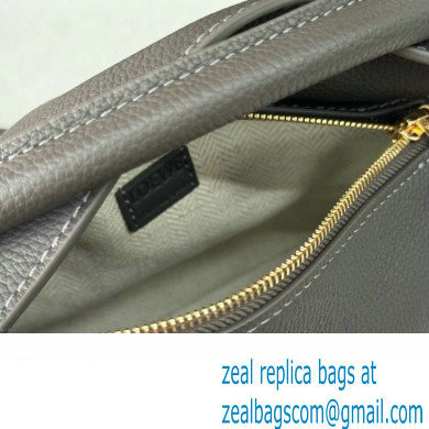 Loewe Mini Puzzle bag in soft grained calfskin dark grey 2024