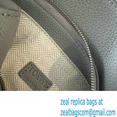 Loewe Mini Puzzle bag in soft grained calfskin pearl gray 2024