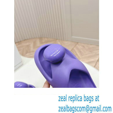 Loewe Paula's Ibiza Bubble rubber thong sandals purple 2024