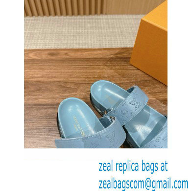 Louis Vuitton Bom Dia Flat Comfort Mule1ACKIR blue 2024