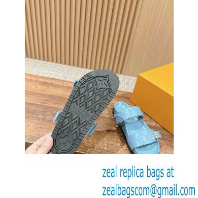 Louis Vuitton Bom Dia Flat Comfort Mule1ACKIR blue 2024