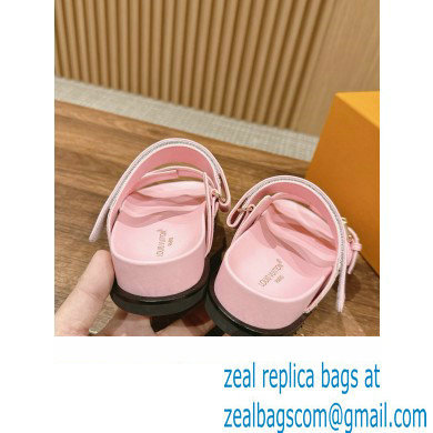 Louis Vuitton Bom Dia Flat Comfort Mule1ACKIR pink 2024