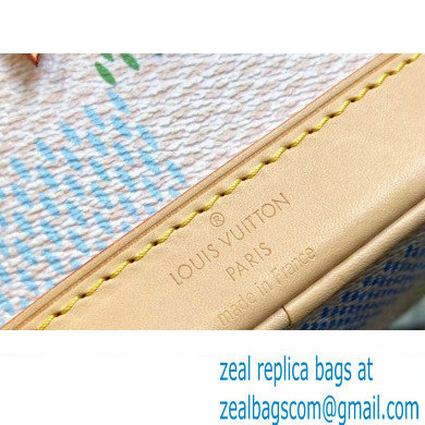 Louis Vuitton Damier canvas Nano Noe Bag N40640 Pistachio Green 2024