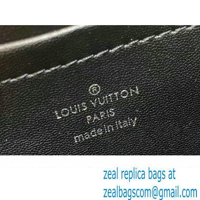 Louis Vuitton Lambskin GO-14 MM Bag with metal studs M24151 Black 2024