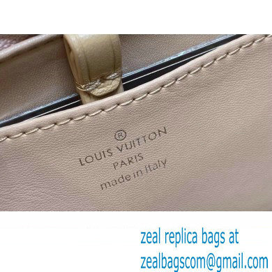 Louis Vuitton Lambskin Pico GO-14 Bag with metal studs M24246 Beige 2024