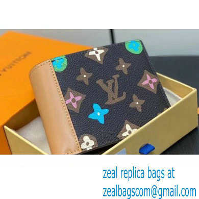 Louis Vuitton Monogram Craggy canvas Multiple Wallet M83334 Chocolate 2024