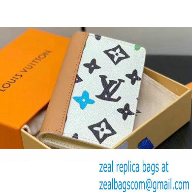 Louis Vuitton Monogram Craggy canvas Pocket Organizer Wallet M83336 Vanilla 2024