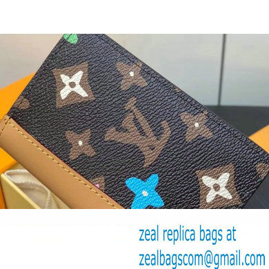 Louis Vuitton Monogram Craggy canvas Pocket Organizer Wallet M83337 Chocolate 2024