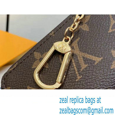 Louis Vuitton Monogram canvas Noa Key Holder M83612 Pink 2024