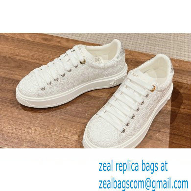 Louis Vuitton Time Out Sneakers in Lace White 2024