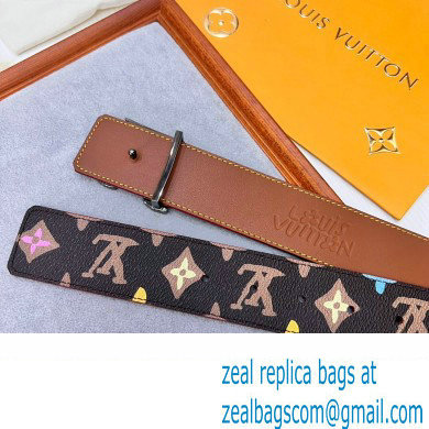 Louis Vuitton Width 4cm LV Tag 40mm Reversible Belt M8586V 02