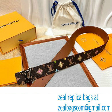 Louis Vuitton Width 4cm LV Tag 40mm Reversible Belt M8586V 02