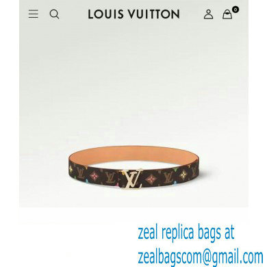 Louis Vuitton Width 4cm LV Tag 40mm Reversible Belt M8586V 03