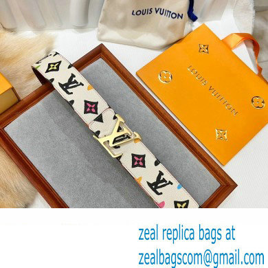 Louis Vuitton Width 4cm LV Tag 40mm Reversible Belt M8586V 05