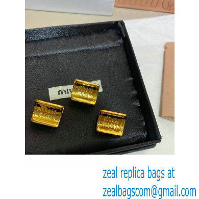 Miu Miu Metal claw clips 5IF144 2024