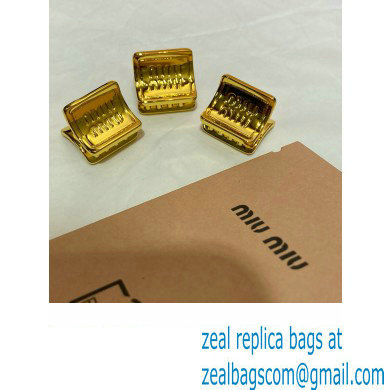 Miu Miu Metal claw clips 5IF144 2024