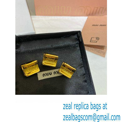 Miu Miu Metal claw clips 5IF144 2024