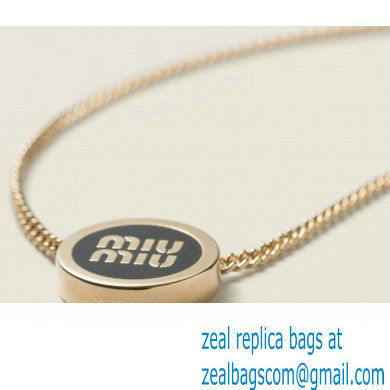 Miu Miu metal necklace 2024