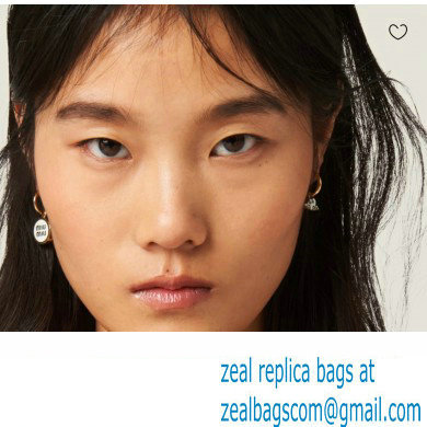 Miu Miu set of metal earrings 2024