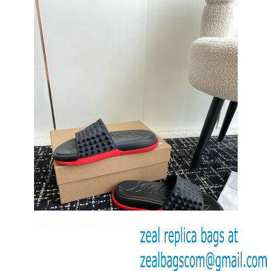 christian louboutin Take It Easy spiked slides black 2024