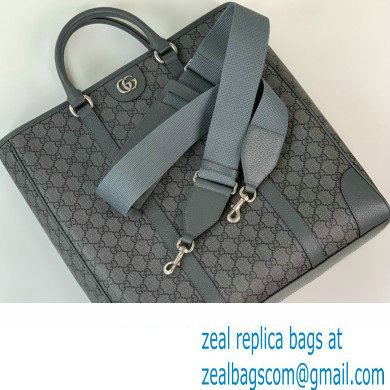 gucci Ophidia medium tote bag in Grey and black GG Supreme Tender canvas 763316 2024