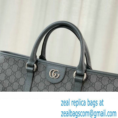 gucci Ophidia medium tote bag in Grey and black GG Supreme Tender canvas 763316 2024