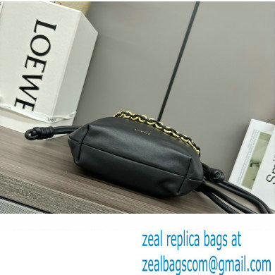 loewe Mini flamenco purse bag in mellow nappa lambskin BLACK 2024