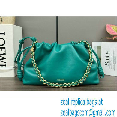 loewe flamenco purse in mellow nappa lambskin 012403 emerald green 2024