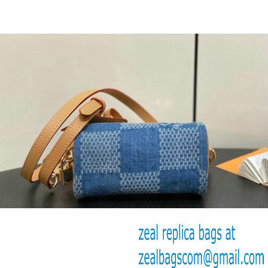 louis vuitton Damier Denim 3D Nano speedy bag 2024