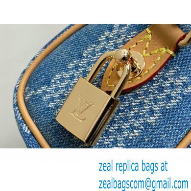 louis vuitton Damier Denim 3D Nano speedy bag 2024