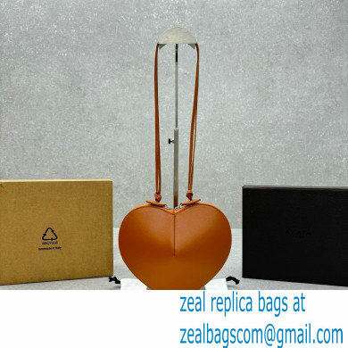 Alaia Le Coeur Heart Bag in calfskin caramel 2024