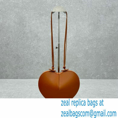 Alaia Le Coeur Heart Bag in calfskin caramel 2024